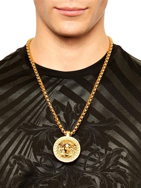 mens versace necklace replica|versace gold jewelry for men.